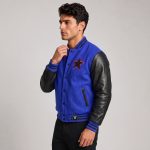 Cropped Varsity Jacket Men