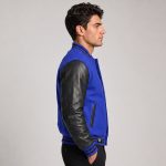 Cropped Varsity Jacket Men