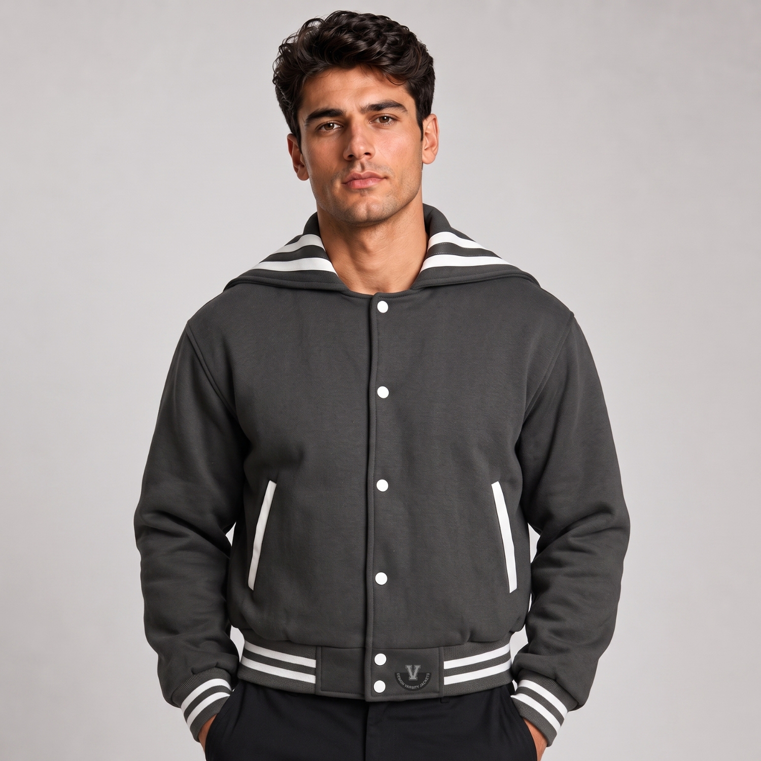 Cropped Varsity Jacket
