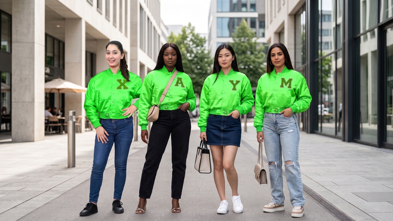 Custom Cropped Baseball Jackets For Women