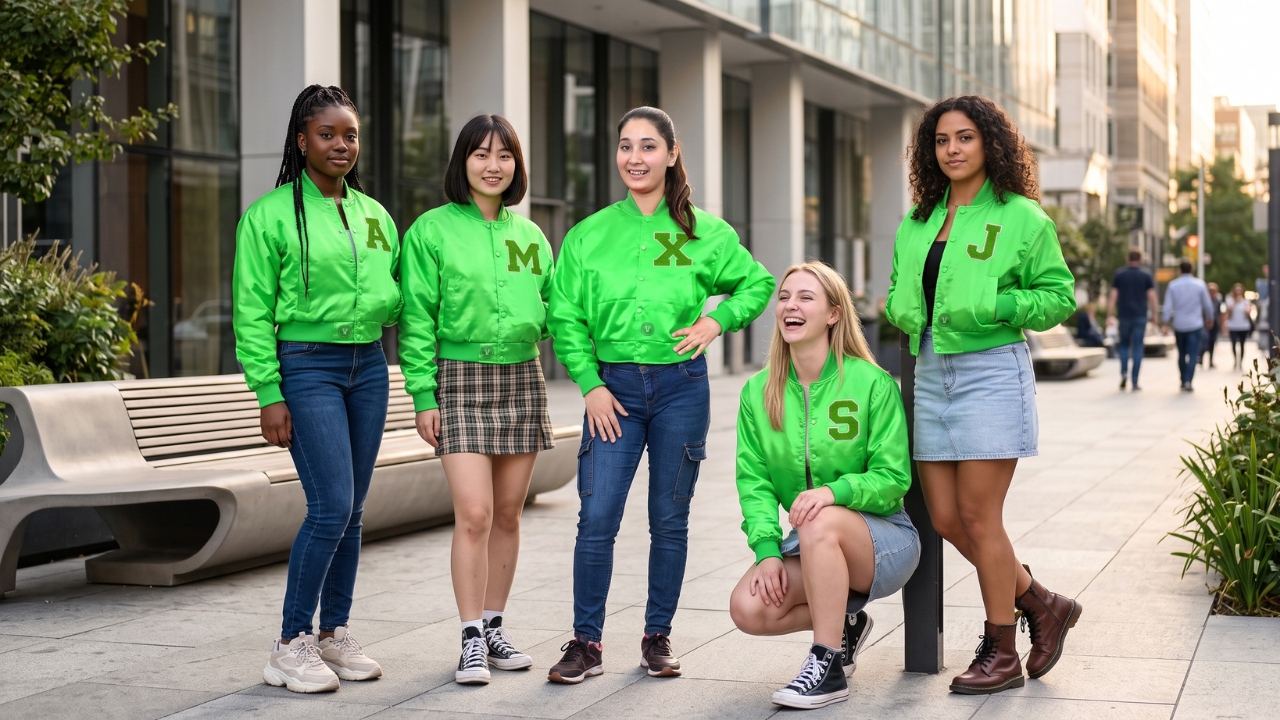 Custom Cropped Baseball Jackets For Women