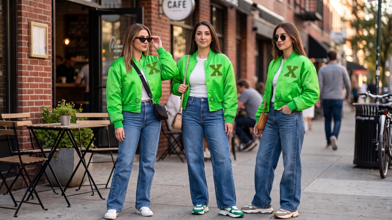 Custom Cropped Baseball Jackets For Women