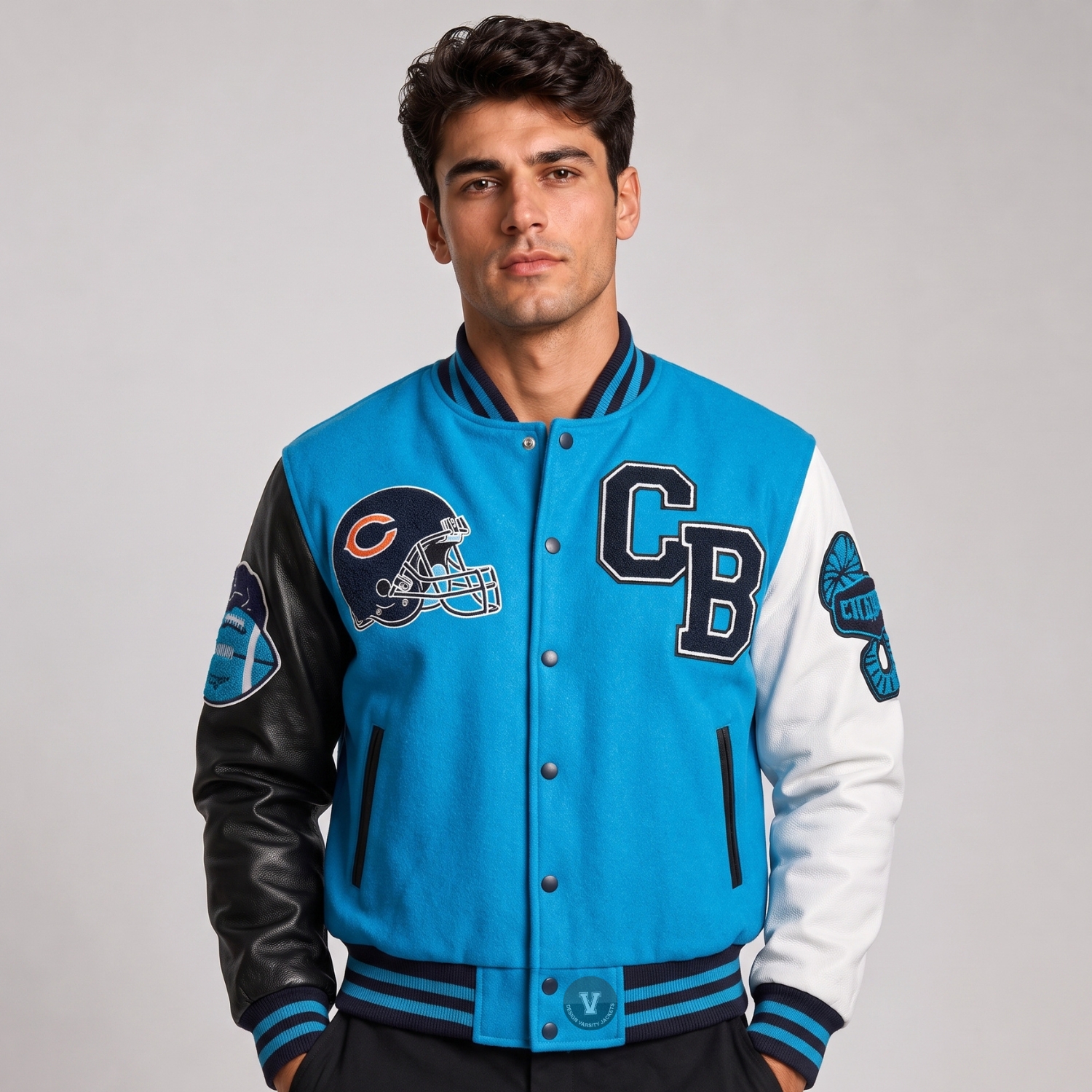 Custom Cropped Varsity Jacket