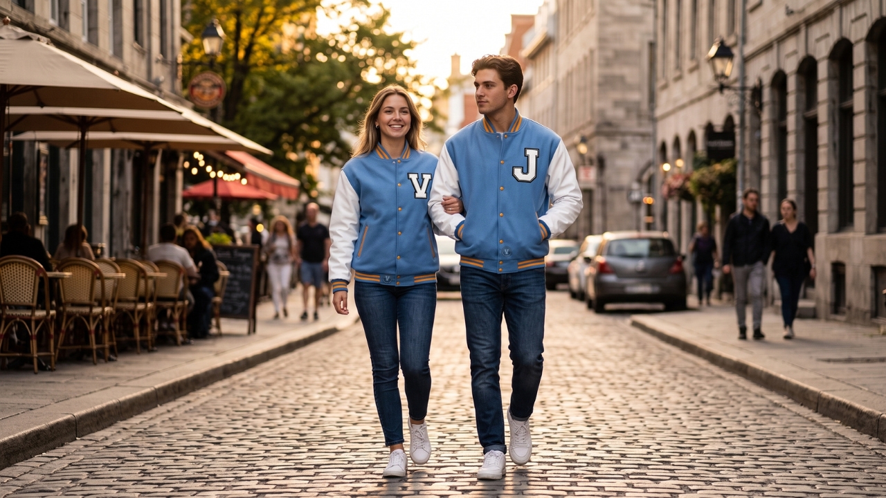 Custom Design Varsity Jackets for Couples