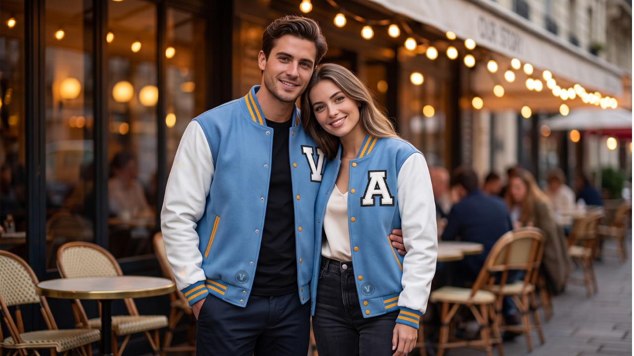 Custom Design Varsity Jackets for Couples