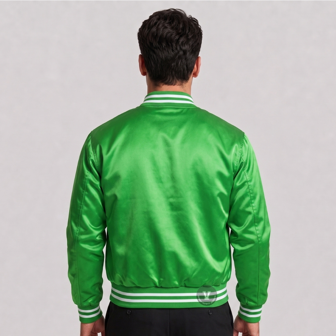 Custom Made Satin Men Jacket