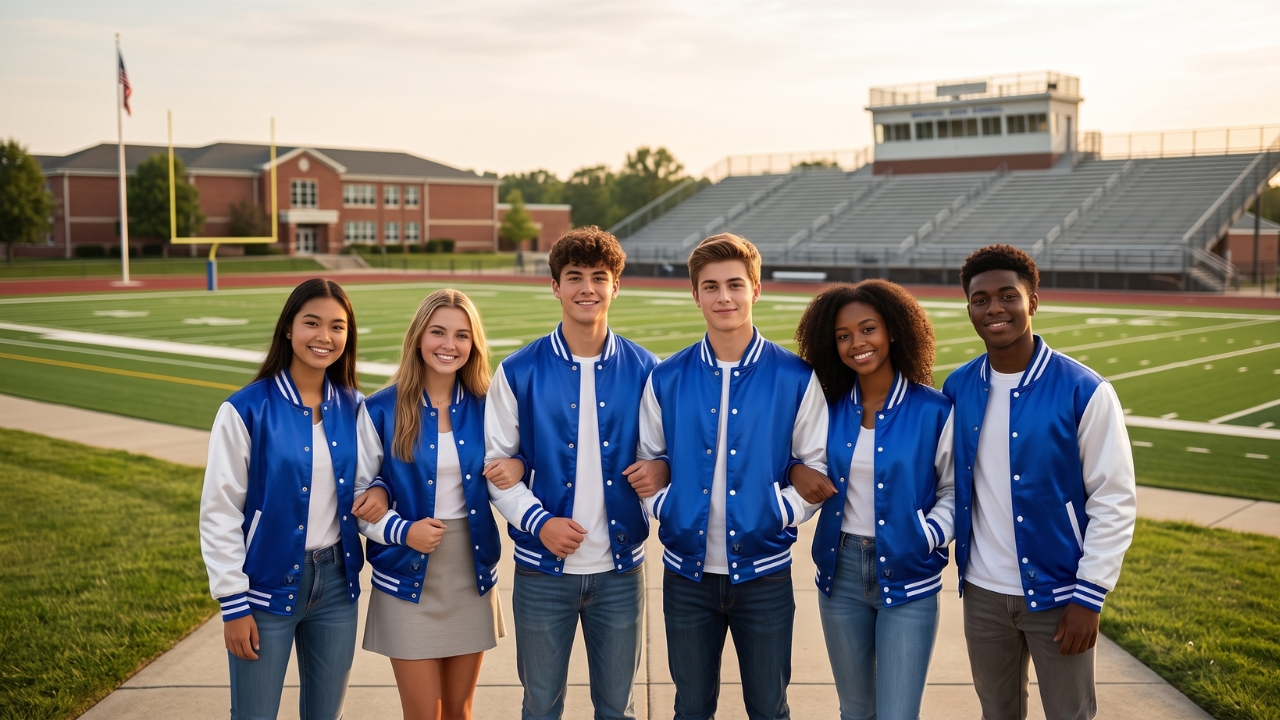 Custom Made Varsity Jackets For High School