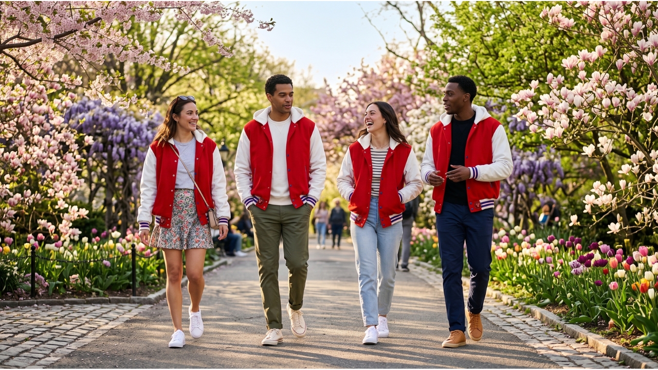Custom Varsity Jackets For Spring Outfits