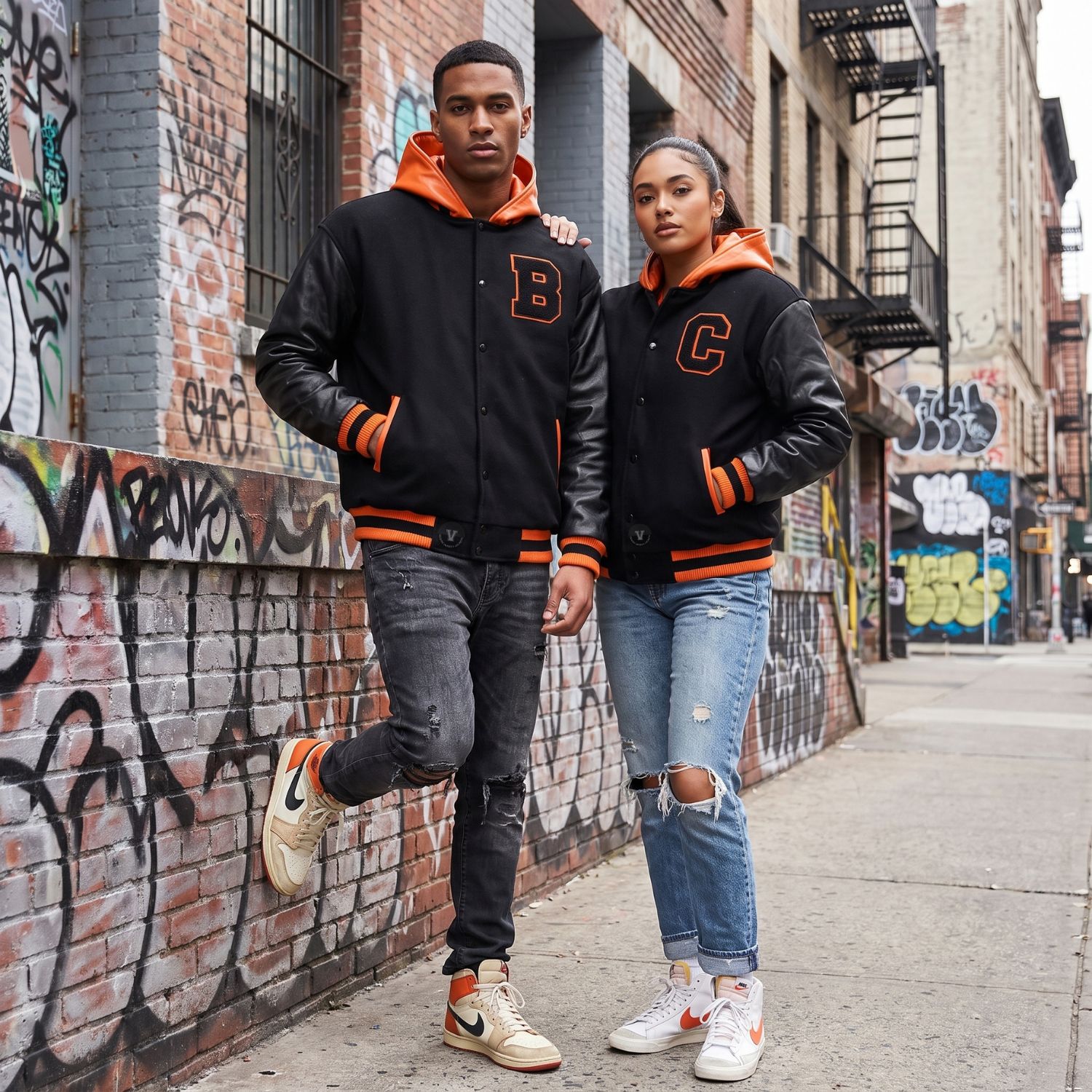 Custom Varsity Jackets in Street Fashion