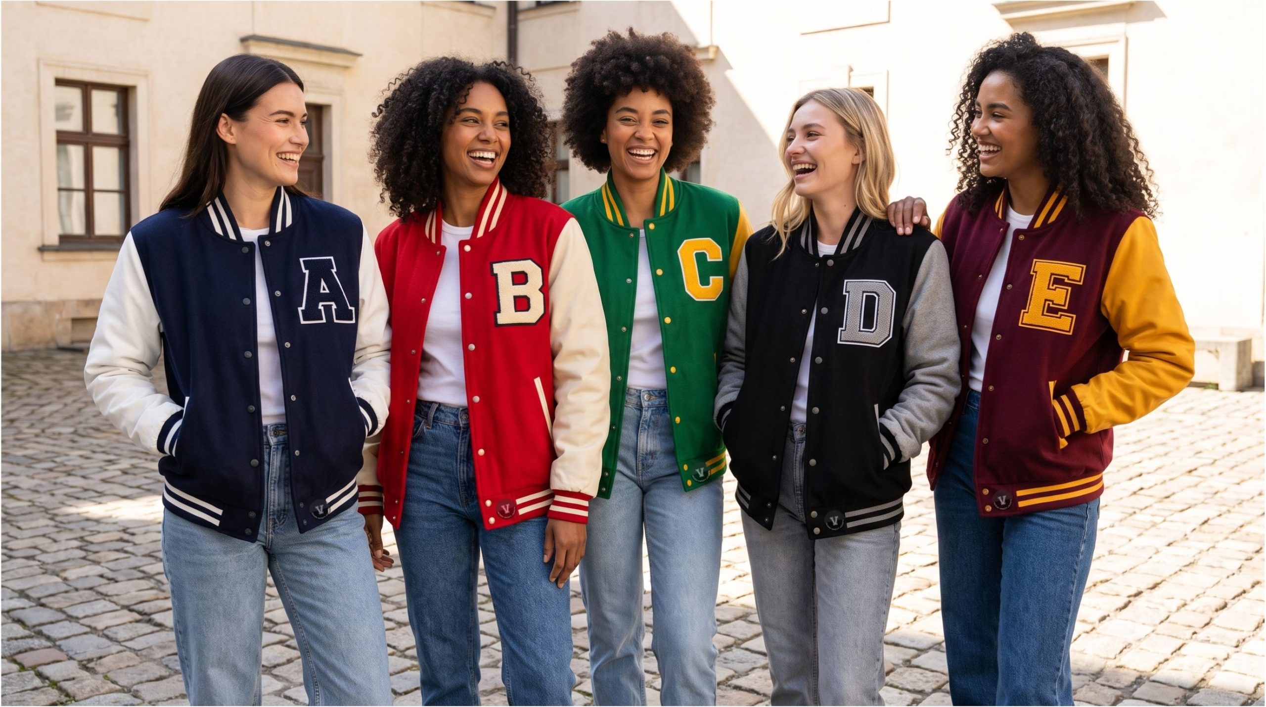 Varsity Jacket With Custom Patches 