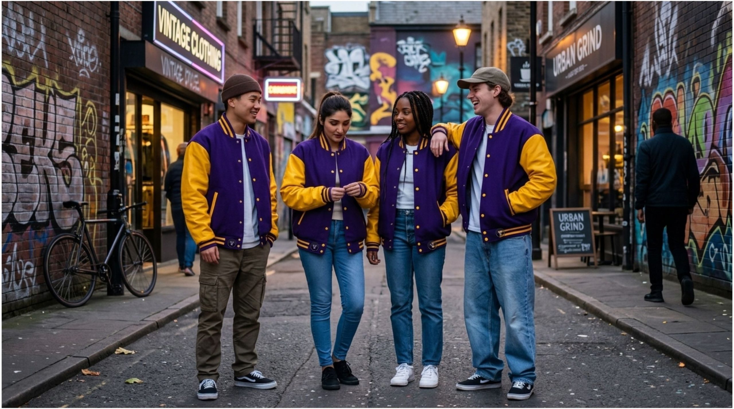 Varsity Jackets Extended Sleeve Lengths