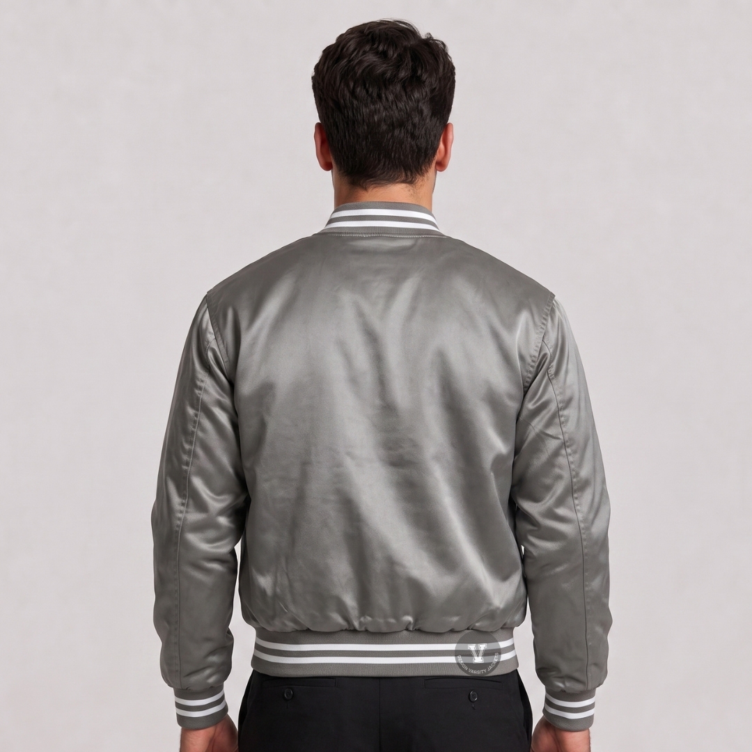 Design Your Own Men Satin Jacket