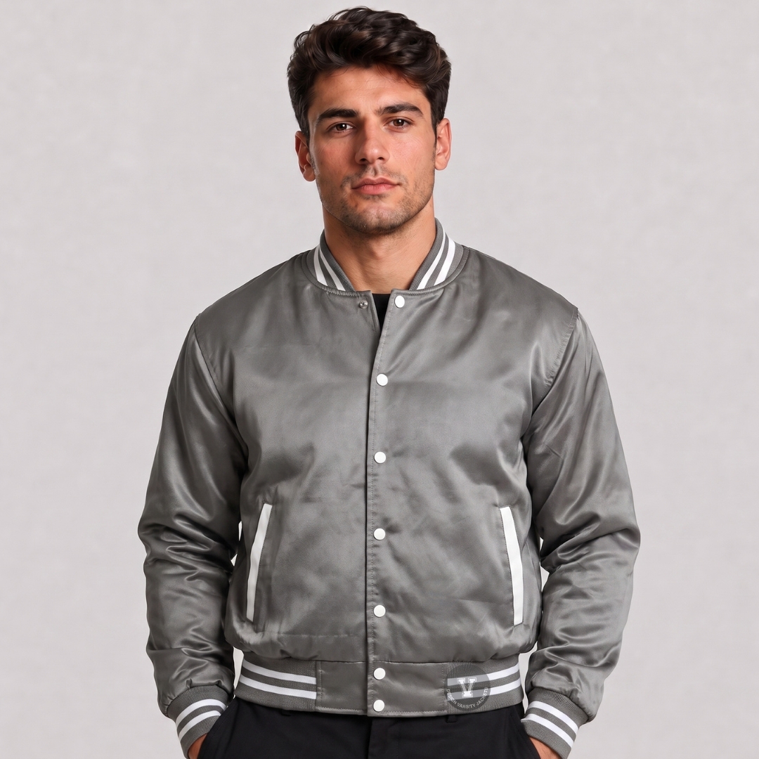 Design Your Own Men Satin Jacket