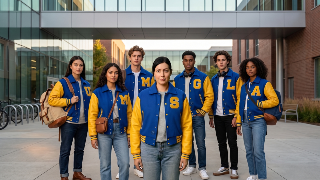 Embroidered Letterman Varsity Jackets