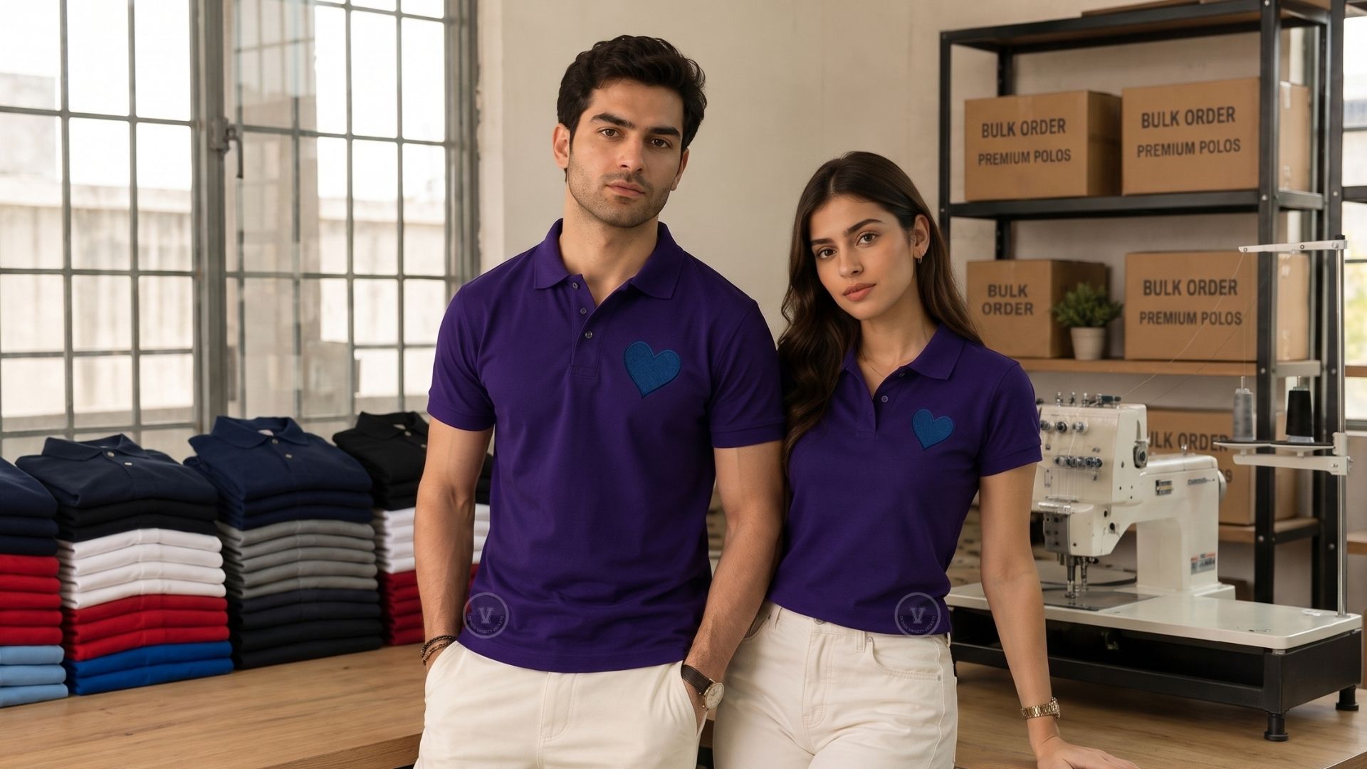 Embroidered Polo Shirts Bulk Order