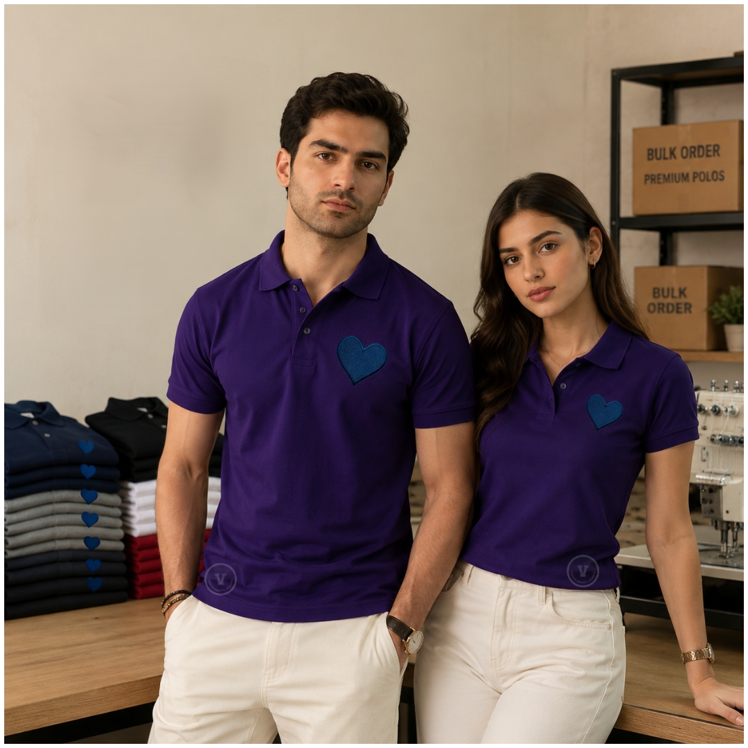Embroidered Polo Shirts Bulk Order