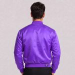 Male Cropped Satin Jacket