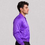 Male Cropped Satin Jacket