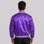 Men Purple Cropped Jacket
