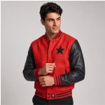 Mens Cropped Varsity Jacket