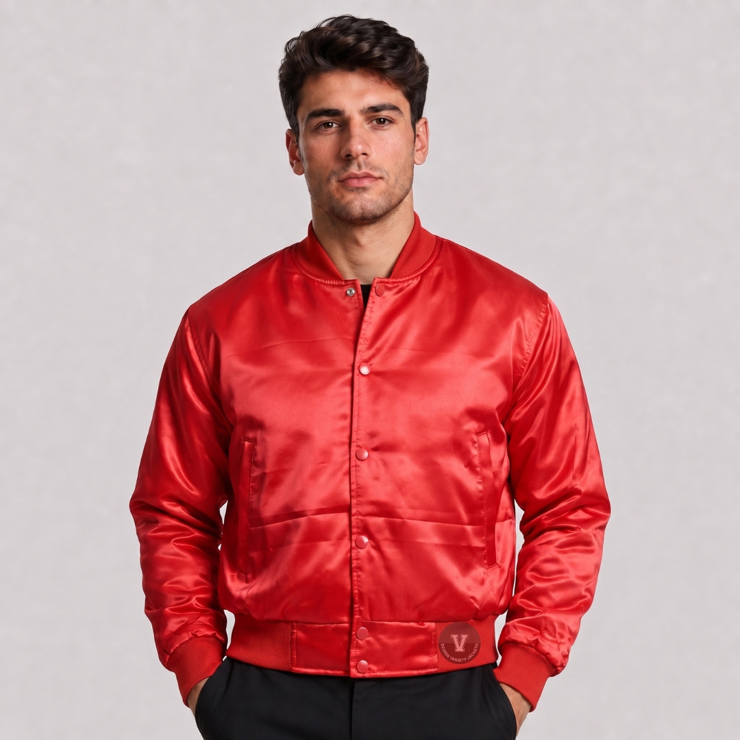 Mens Short Varsity Jacket