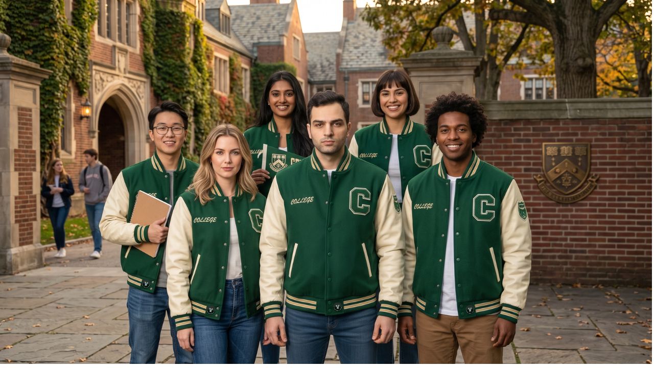 Varsity Jackets With Waterproof Coating