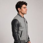 Cropped Wool Leather Jacket