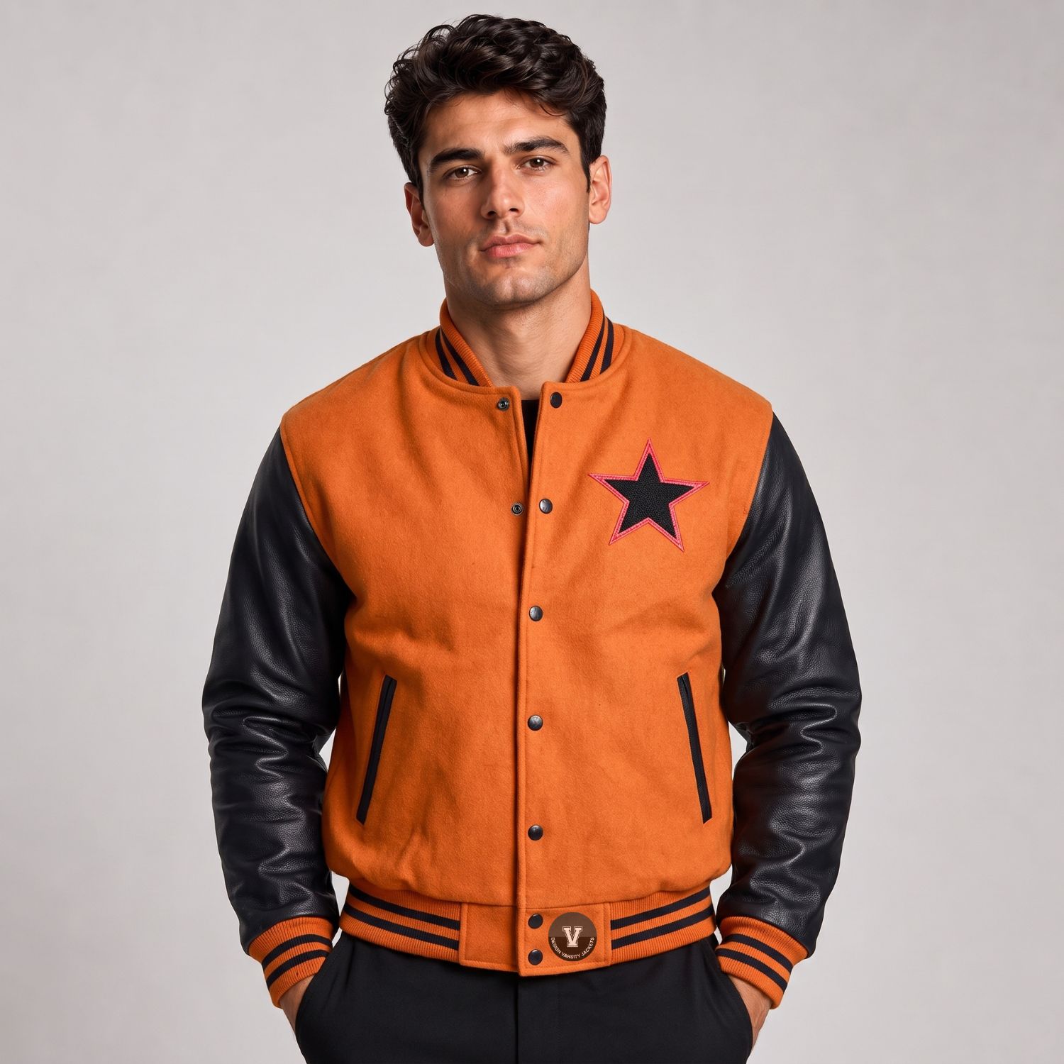 Design Varsity Cropped Jacket
