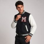 Short Wool Leather Jacket Men
