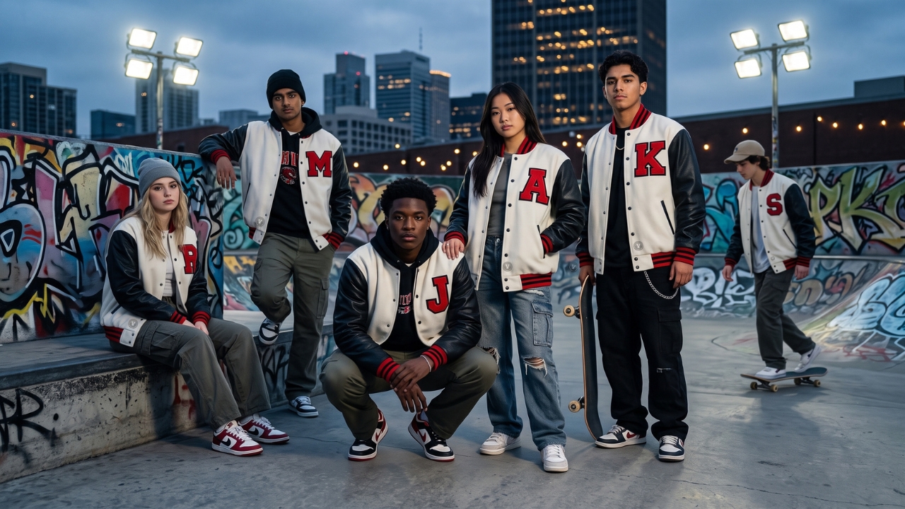 Streetwear Varsity Jackets for Teens