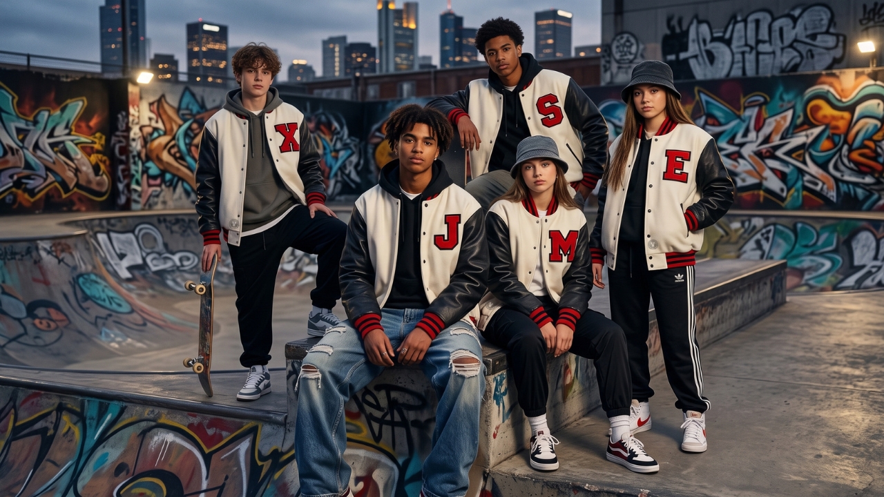 Streetwear Varsity Jackets for Teens