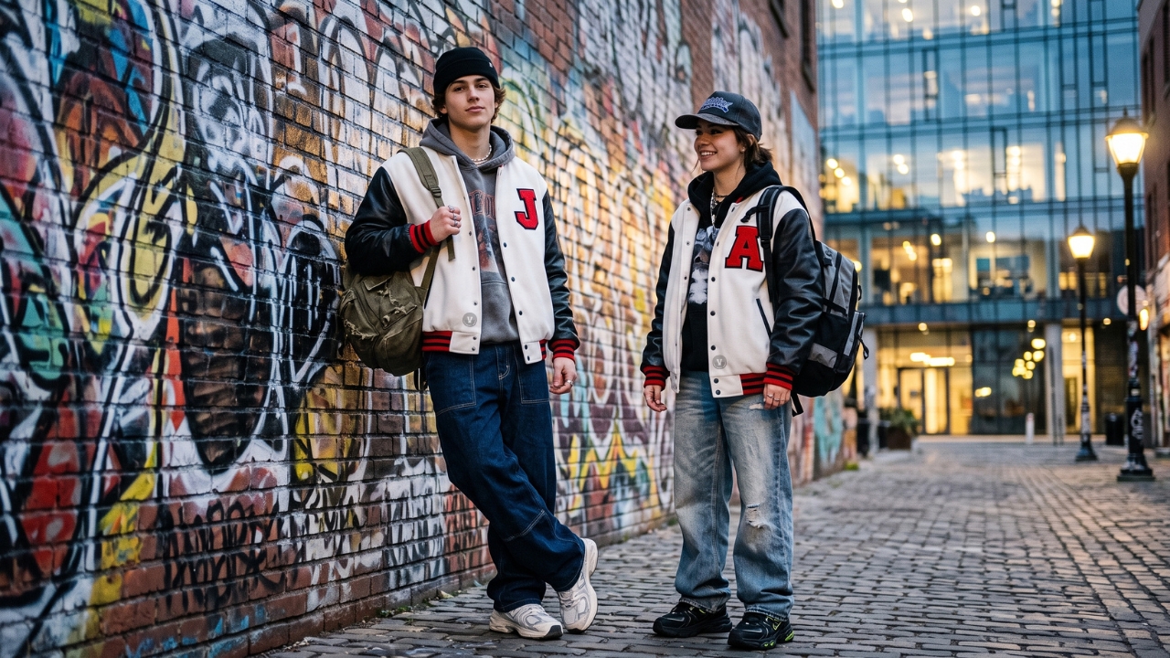 Streetwear Varsity Jackets for Teens