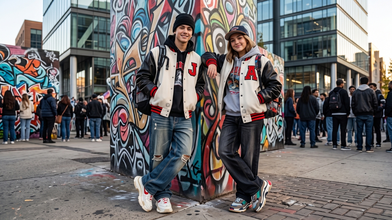 Streetwear Varsity Jackets for Teens