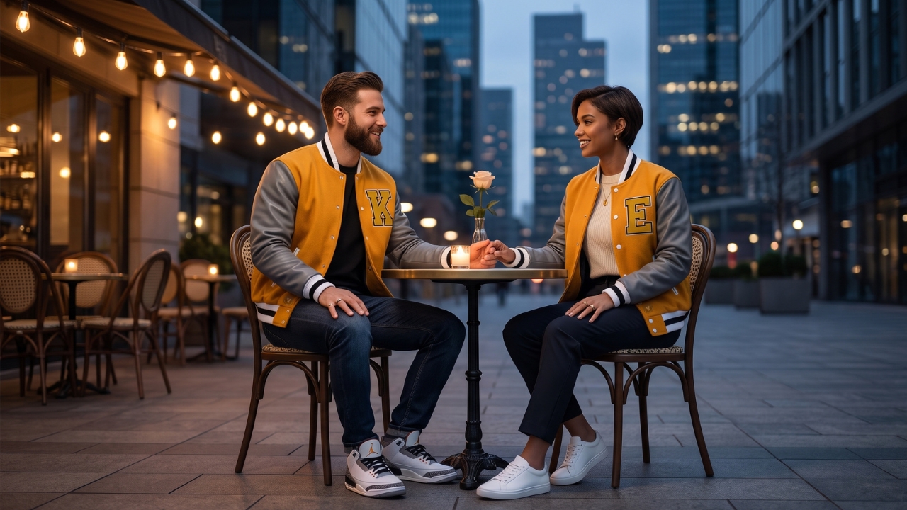 Trendy Letterman Jackets for Couples