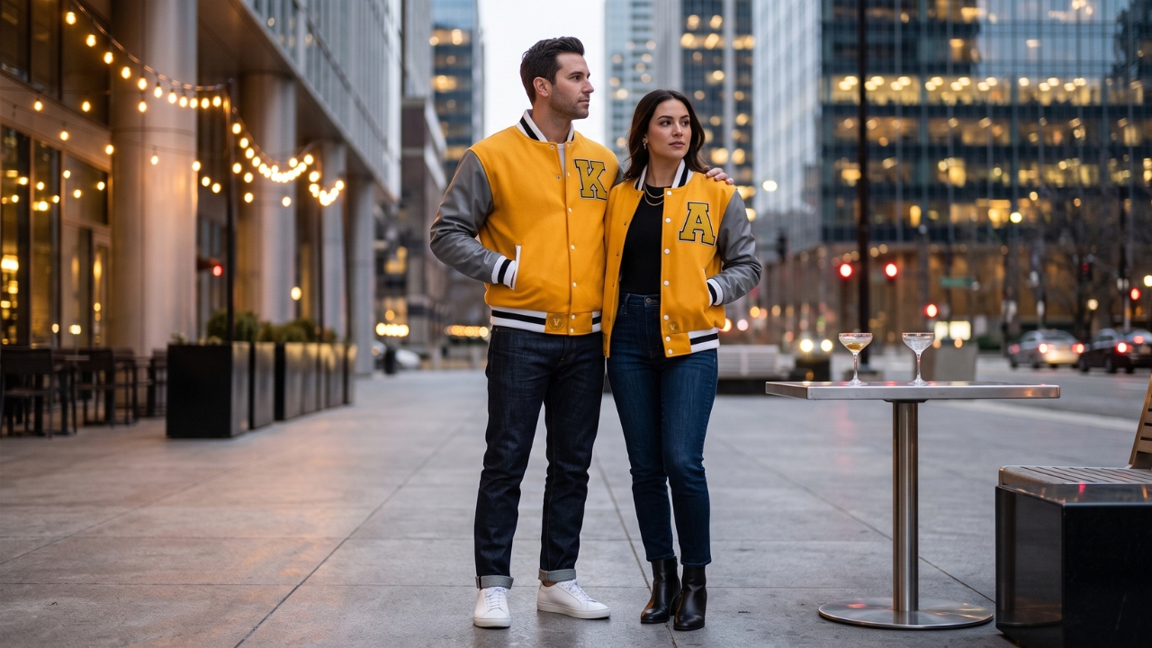 Trendy Letterman Jackets for Couples