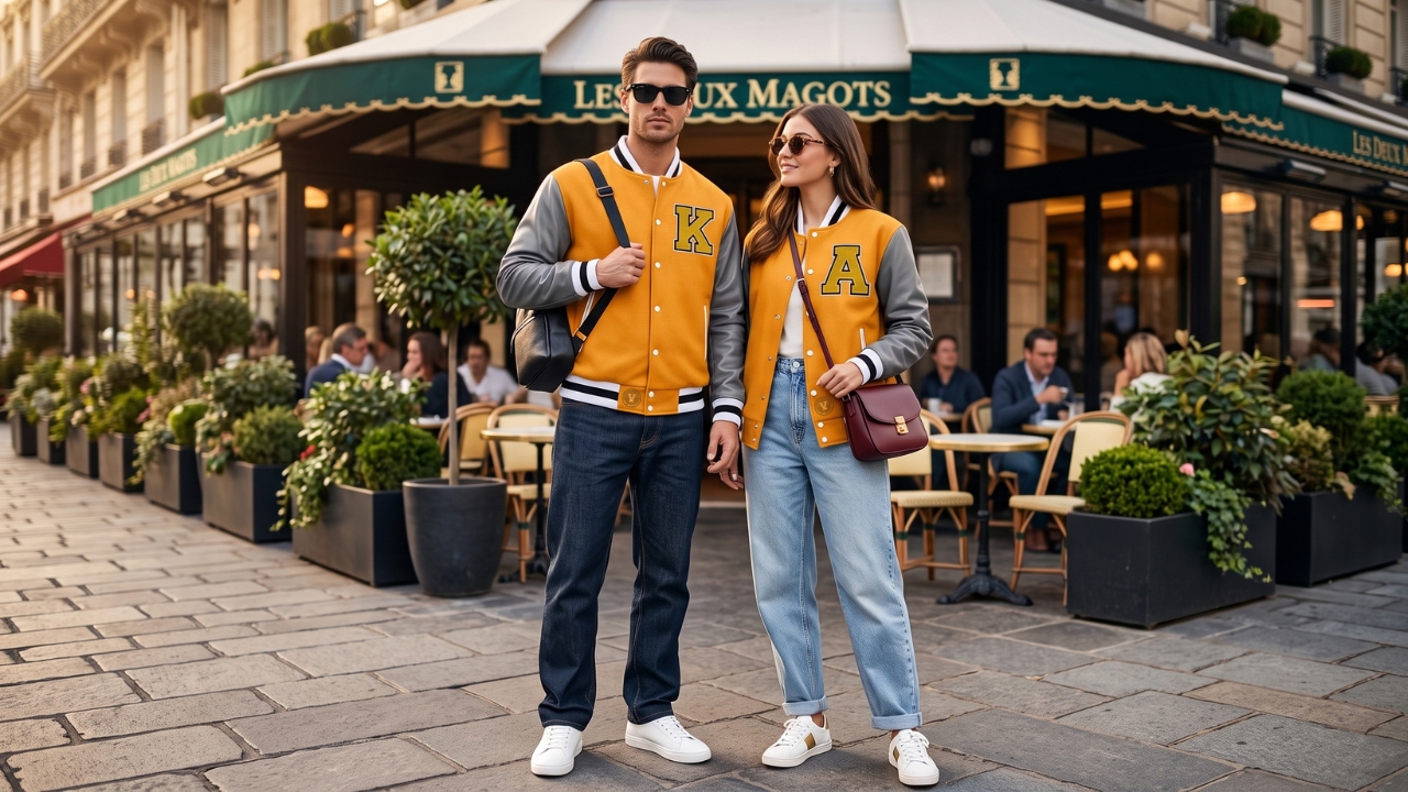 Trendy Letterman Jackets for Couples