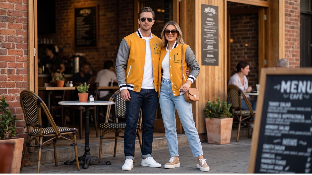 Trendy Letterman Jackets for Couples