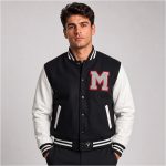 Varsity Cropped Jacket Men