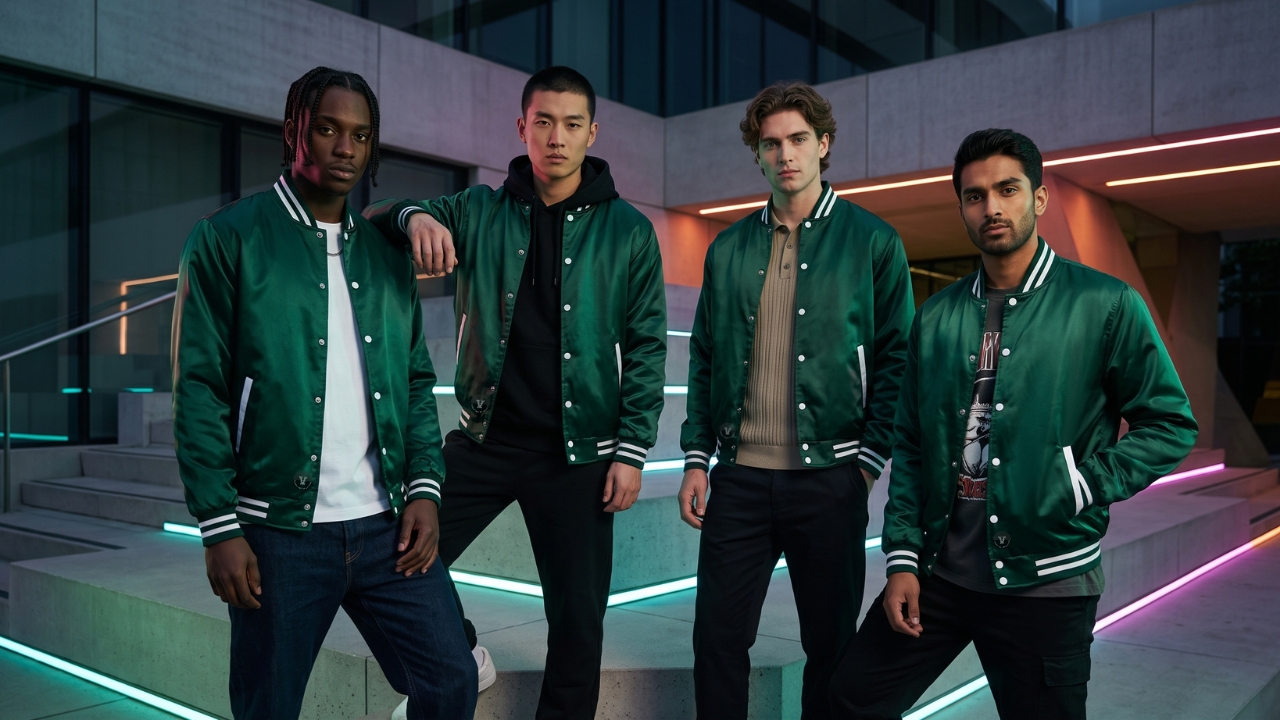 Design Varsity Jackets Varsity Jacket Satin Custom