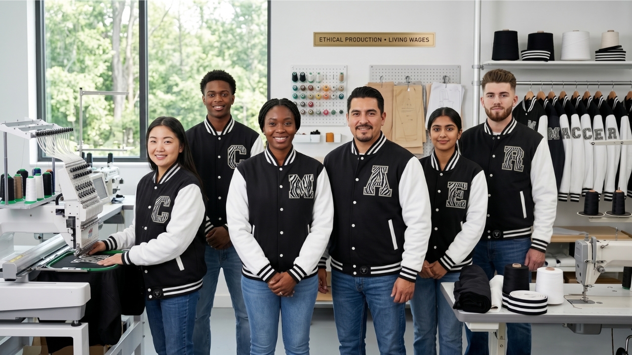 Varsity Jackets Made in Ethical Factories