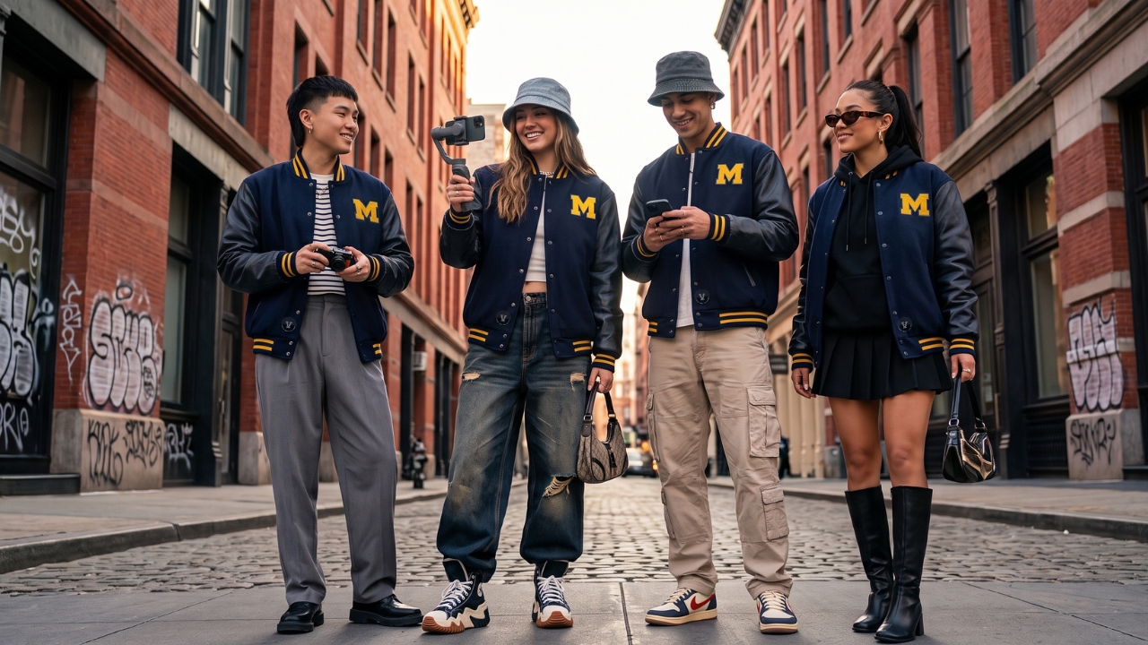 Varsity Jackets Outfit For Influencers