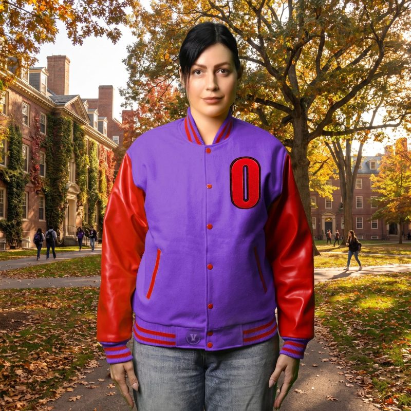 Varsity Jackets Wool Body Leather Sleeve