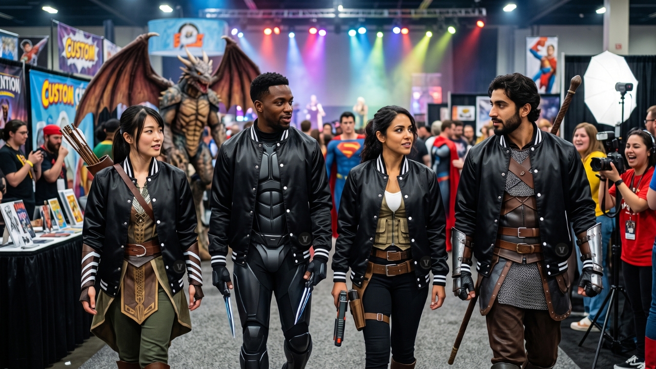 Varsity Jackets as Part of Cosplay Outfits