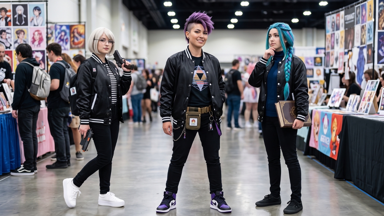 Varsity Jackets as Part of Cosplay Outfits
