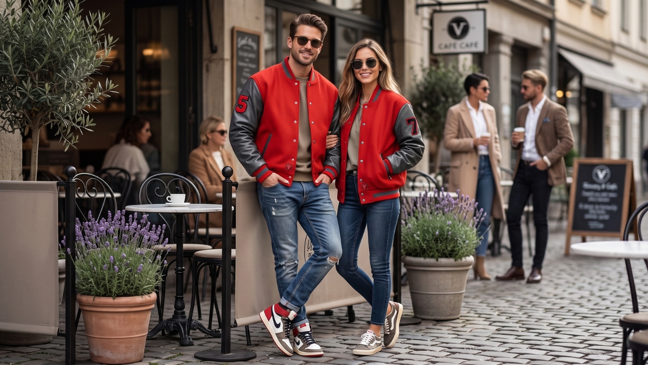 Varsity Jackets for Couples Outfits