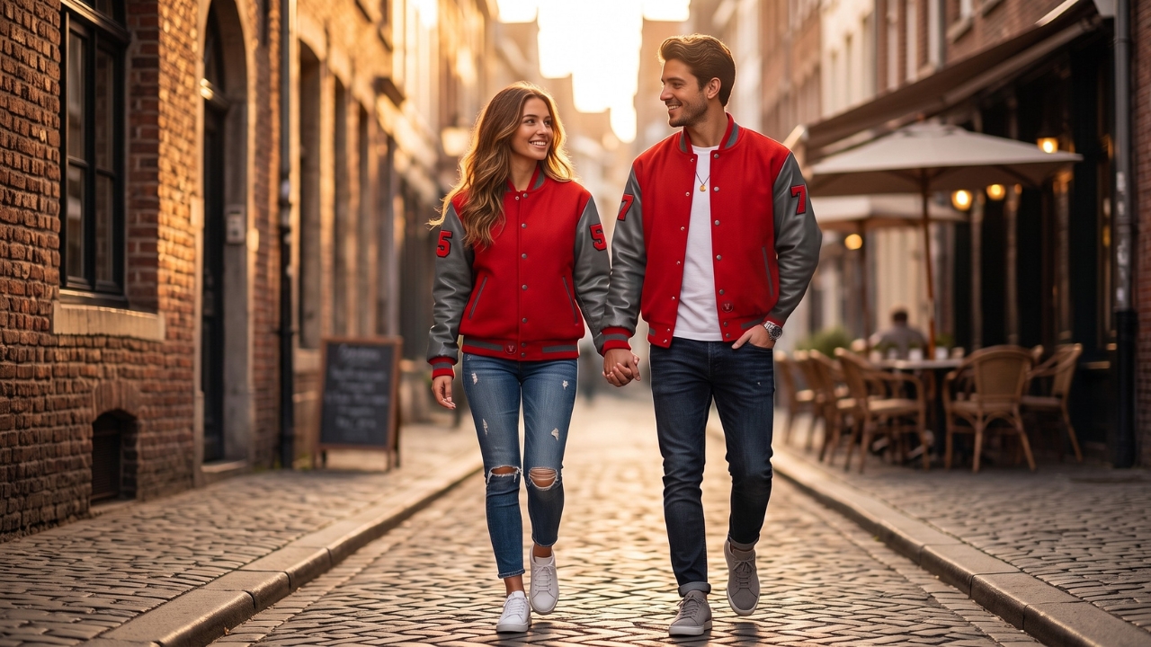 Varsity Jackets for Couples Outfits