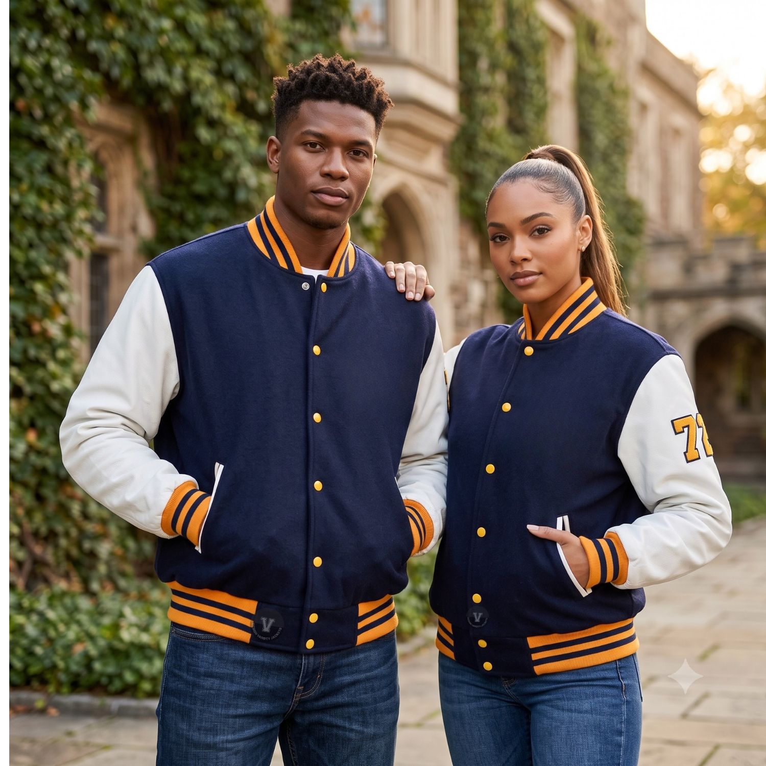 Varsity Jackets with Abstract Embroidery Designs,designs