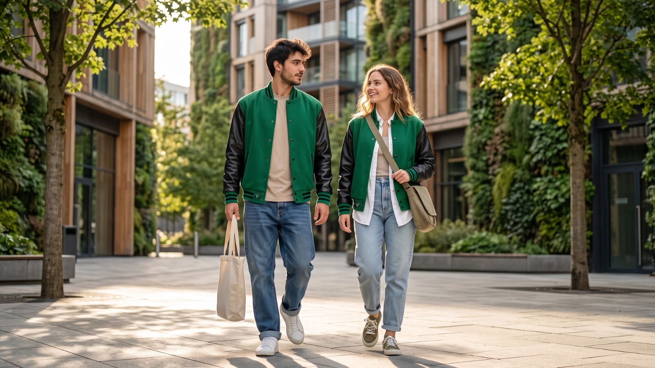 Varsity Jackets with Biodegradable