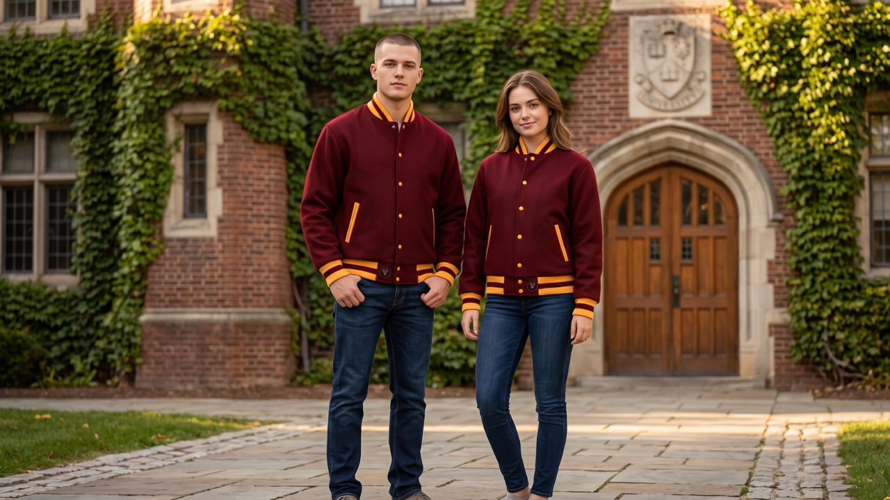 Varsity Jackets with College Student