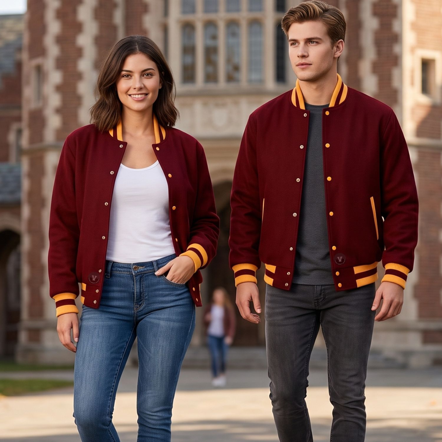 Varsity Jackets with College Student